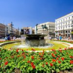 Fountain at Puerta del Sol, Madrid, Spain
