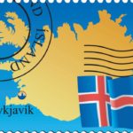 Iceland stamp with Reykjavík