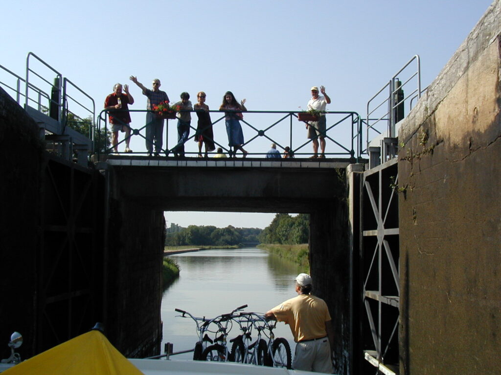 Chartering a canal boat in France